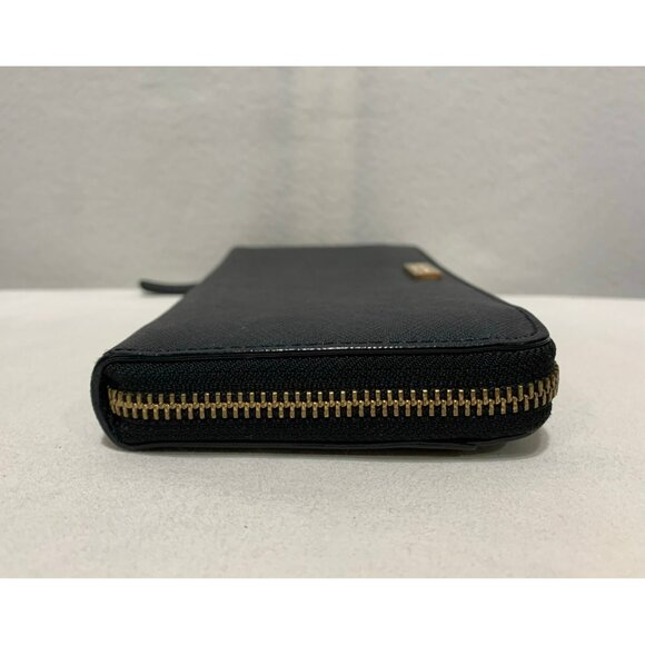 Kate Spade Laurel Way Neda Zip Around Wallet Black WLRU2669 - Picture 6 of 12